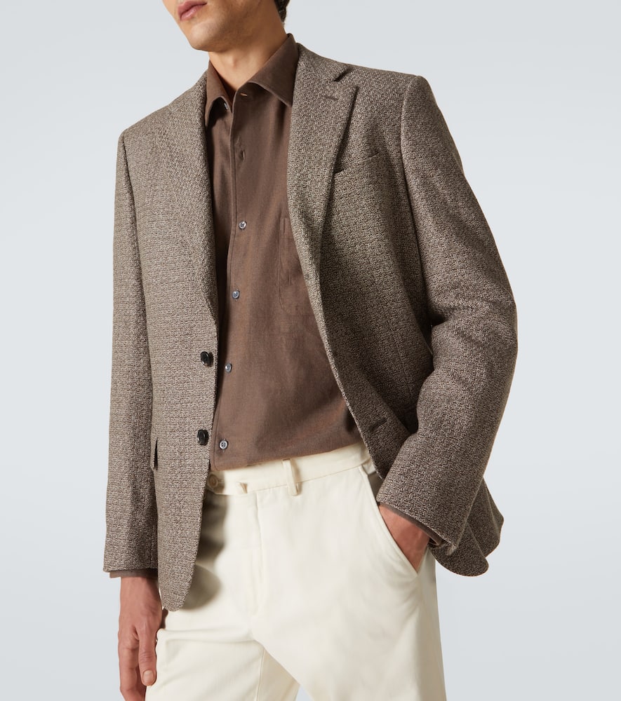 Loro Piana Andre Button-down Shirt In Black
