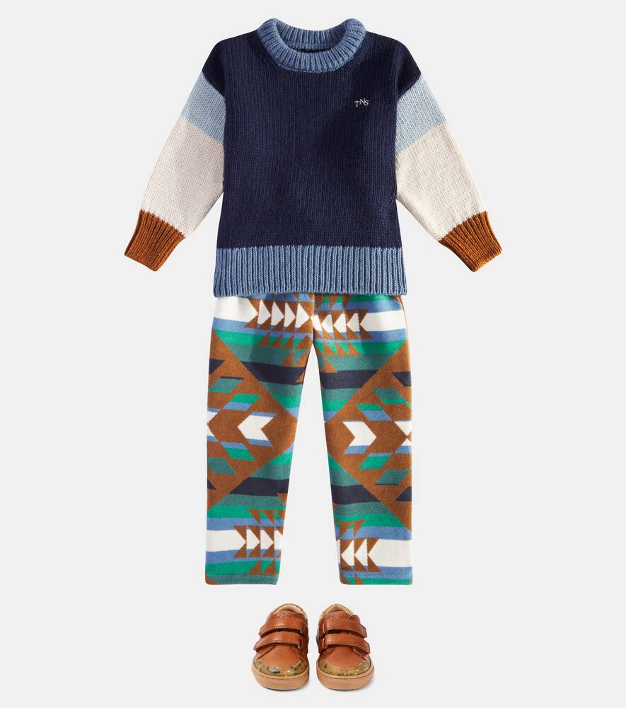 The New Society Andes Printed Cotton Pants In Multicoloured