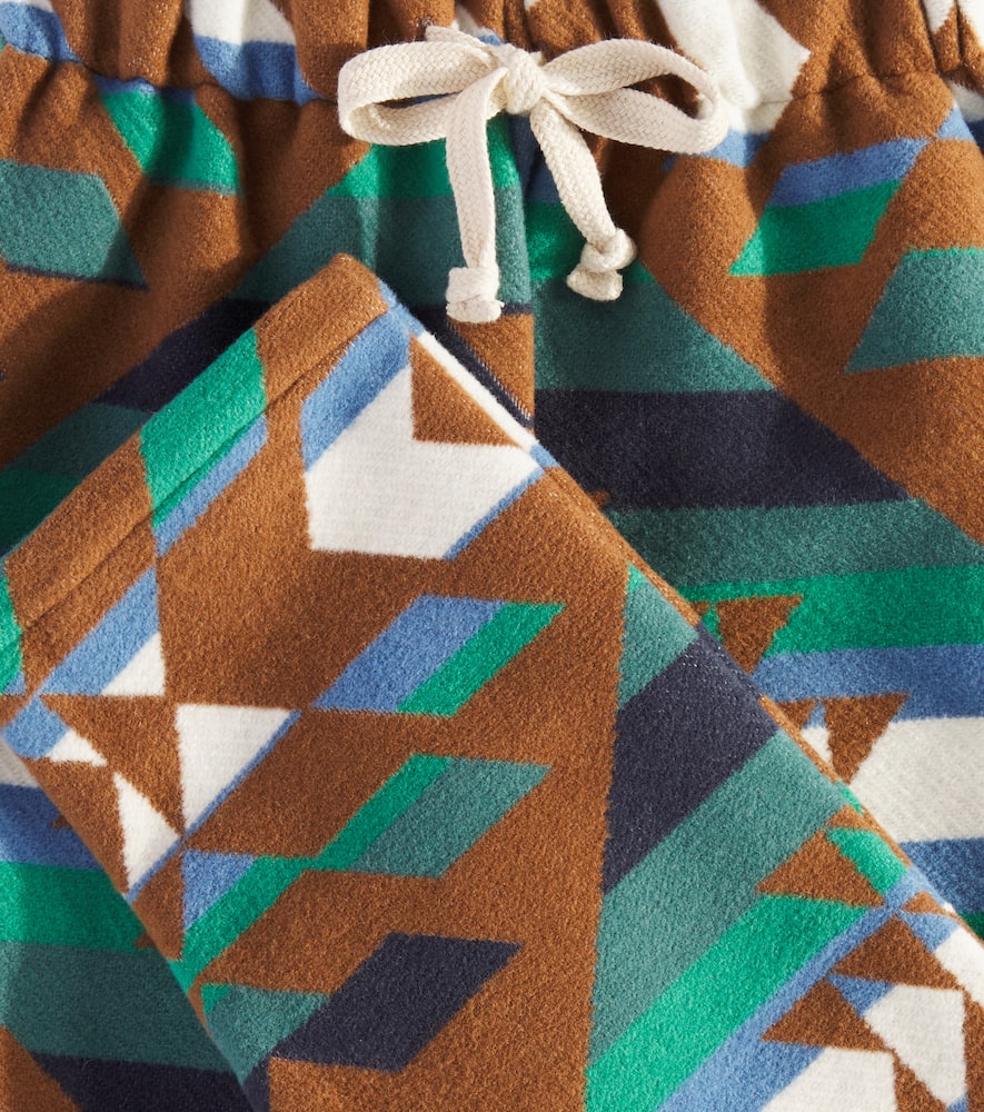 The New Society Andes Printed Cotton Pants In Multicoloured