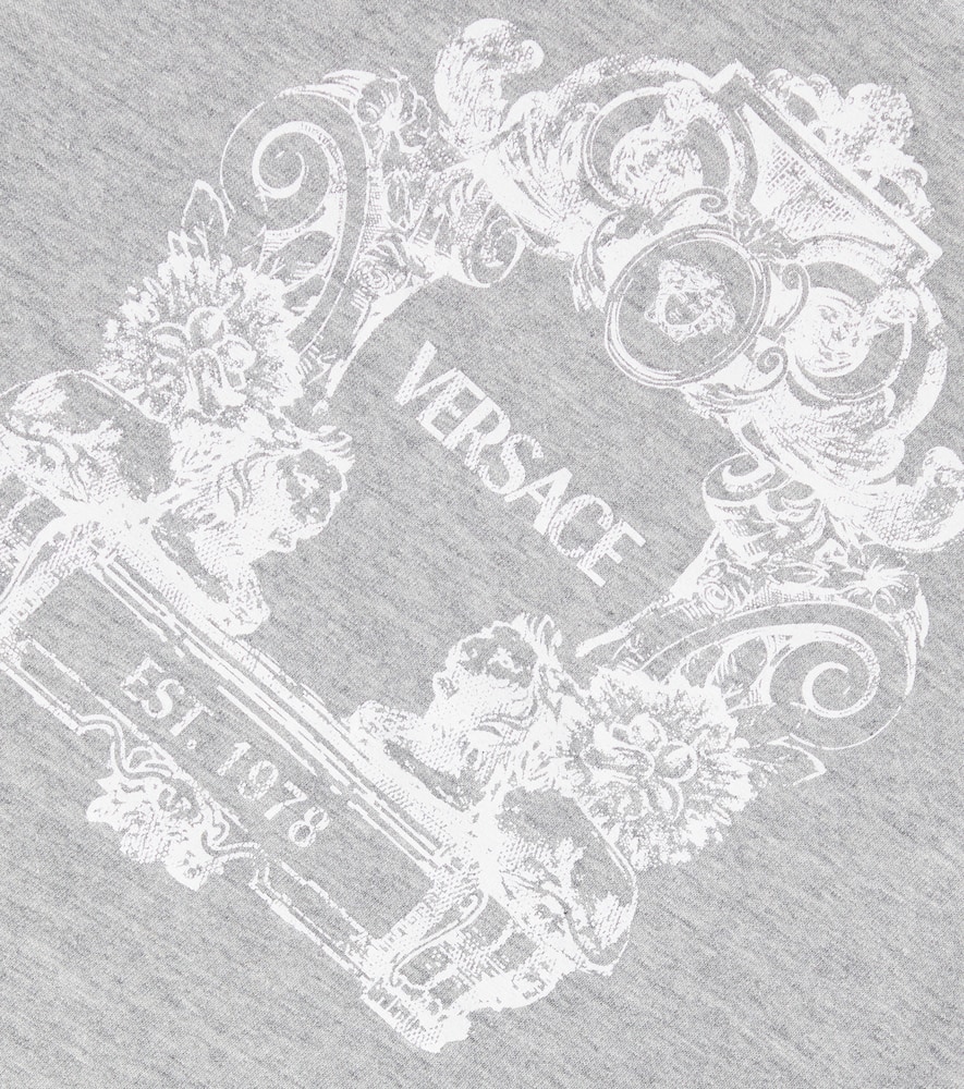 Versace Baby Medusa Cotton Jersey T-shirt In Grey