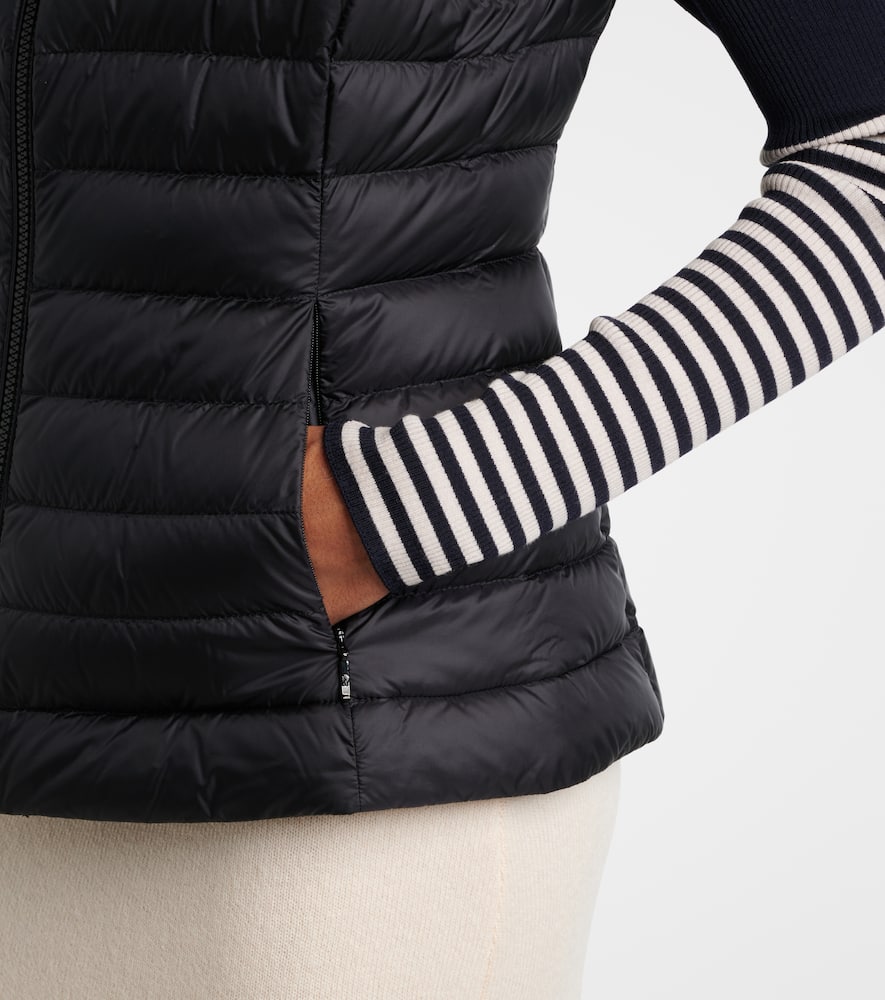 Moncler Glygos Puffer Vest W/ Hooded Collar In 0