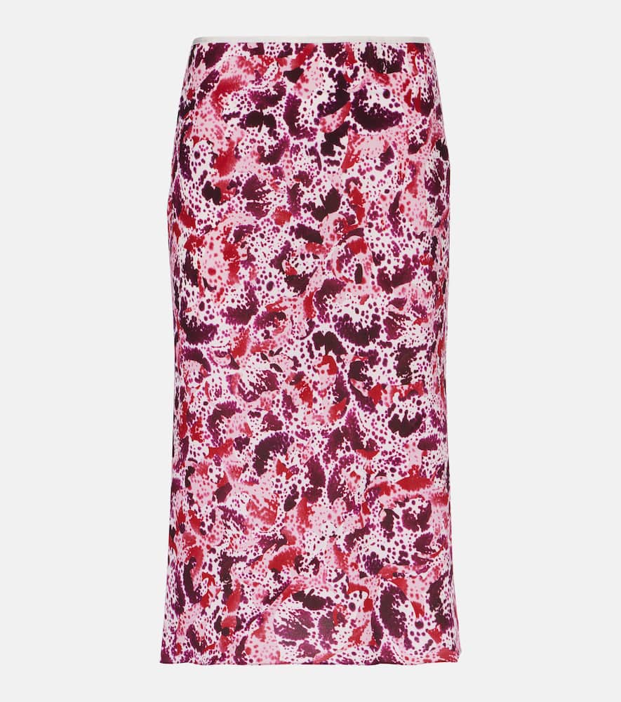 Floral pencil skirt