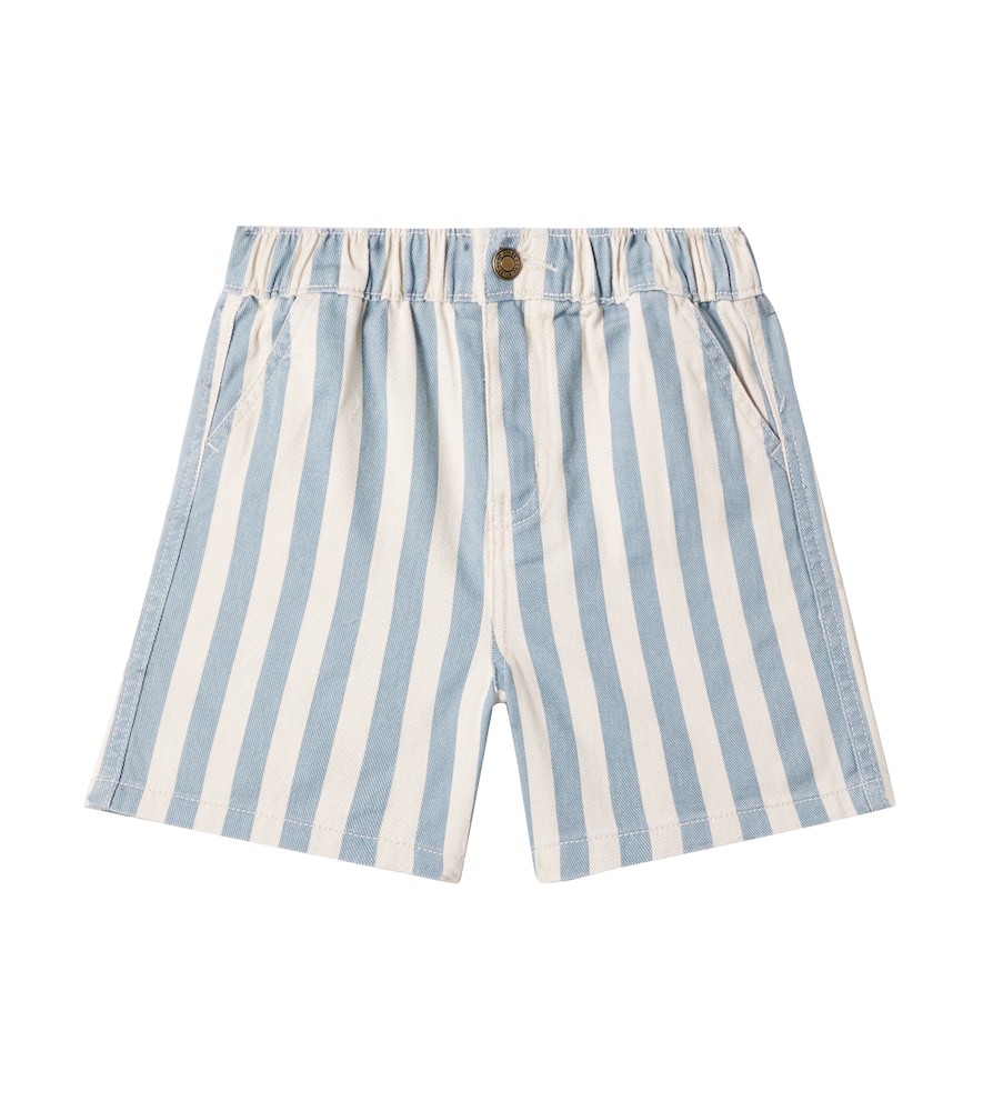 Rylee + Cru Kids' Dawson Striped Denim Shorts