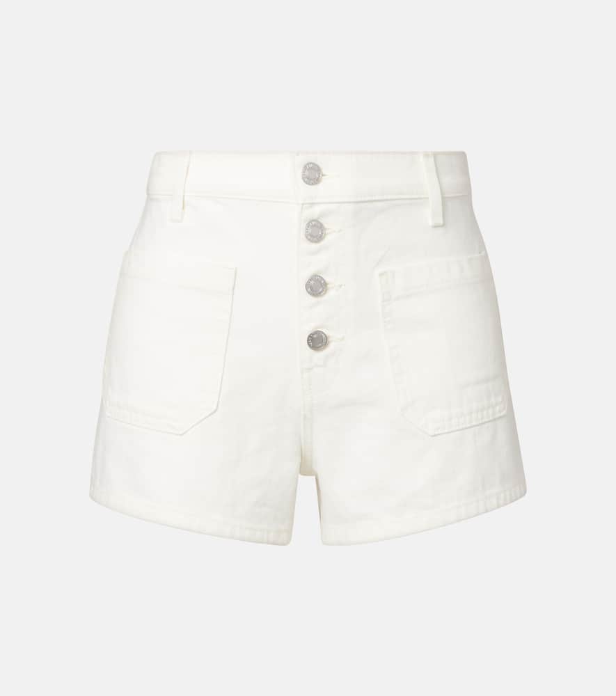 Harley high-rise denim shorts