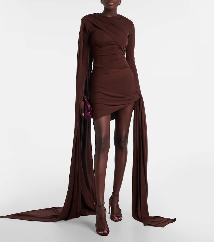 Jimmy Choo Azia 95 Satin Sandals In Burgundy