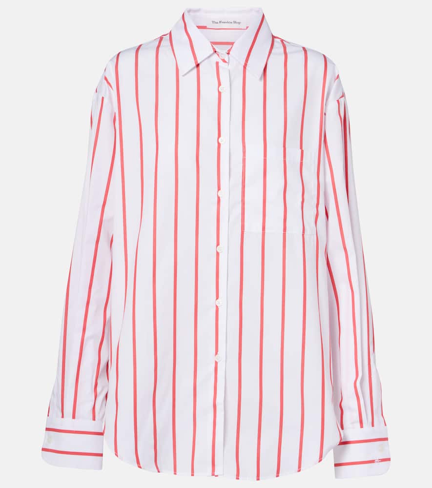 Lui striped cotton poplin shirt
