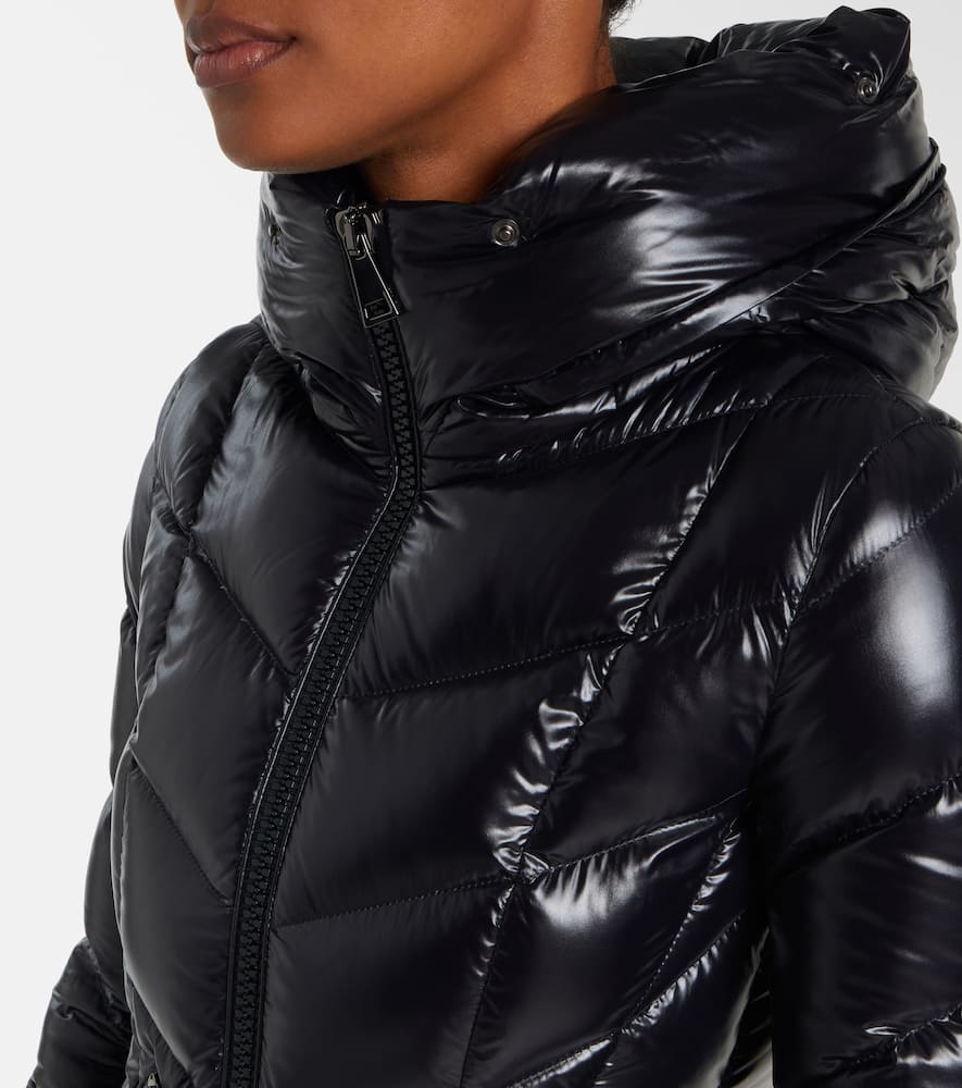 Moncler Fulmarus Hooded Down Puffer Jacket With Removable Faux Fur Trim In Black