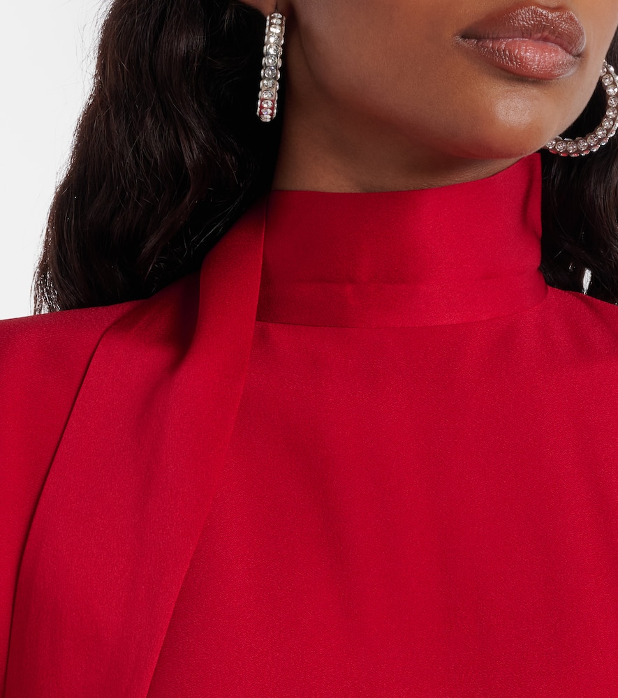 Taller Marmo La Luna Crêpe Cady Kaftan In Red