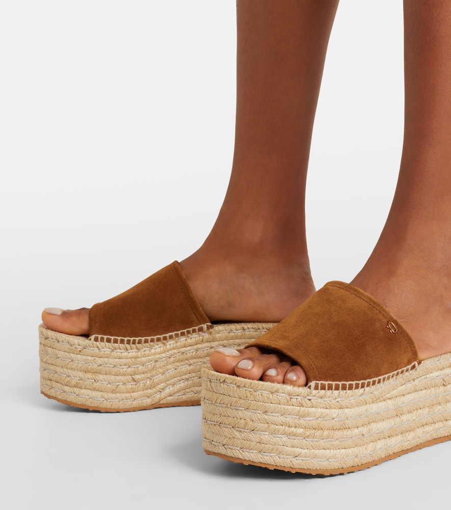 Gianvito Rossi Suede espadrille sandals