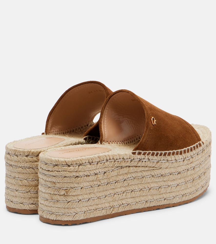 Suede Espadrille Sandals