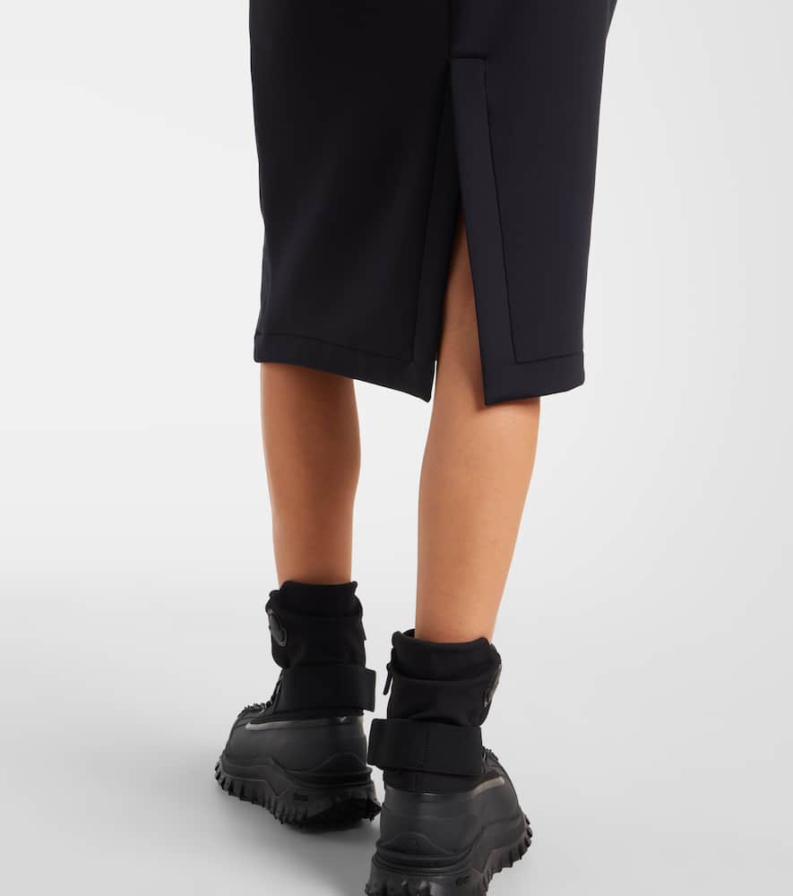Moncler Genius High-rise Pencil Skirt In Black