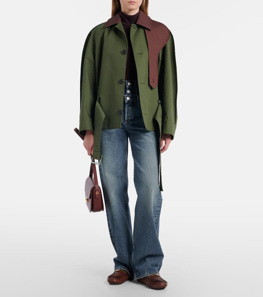 Agolde Elson High-rise Wide-leg Jeans In Blue