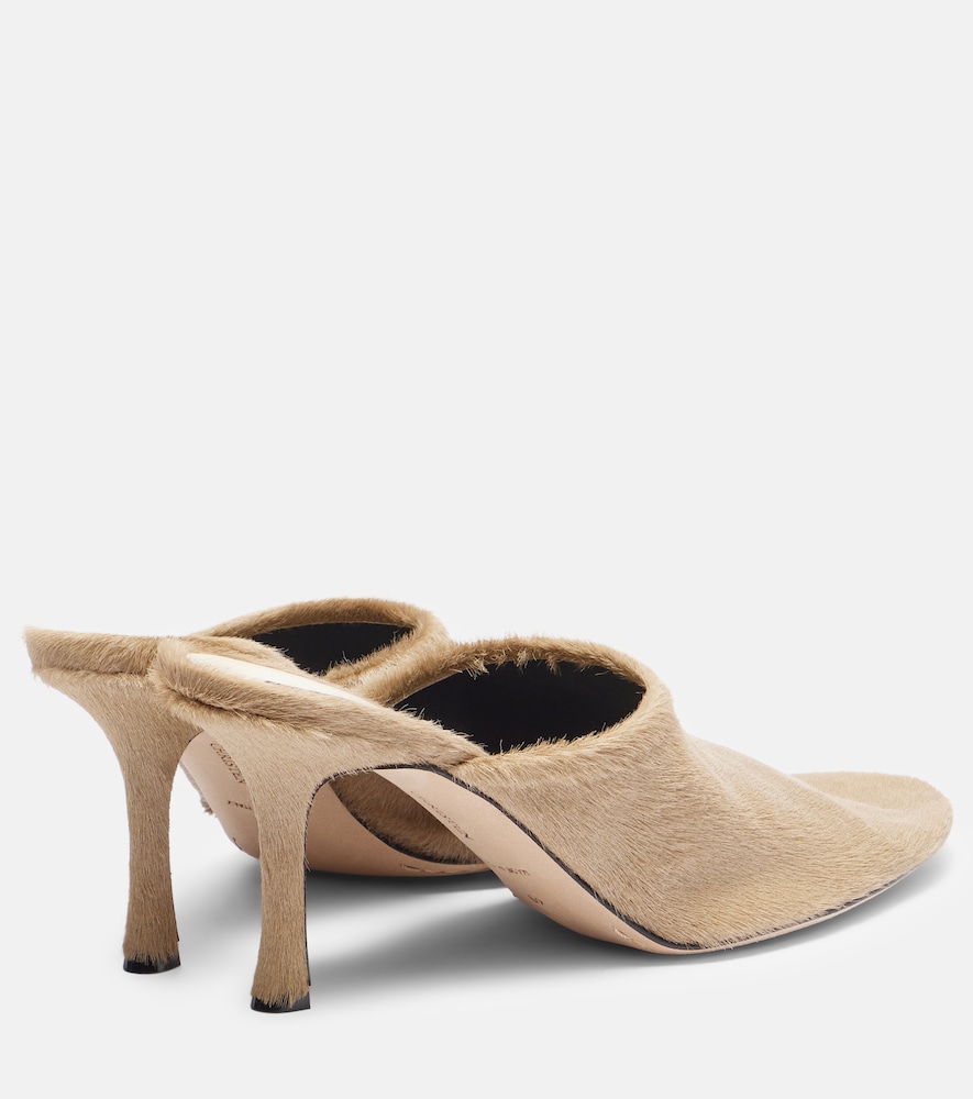  Christen Christen Elipse 75 Calf Hair Mules 