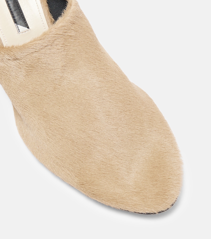 Christen Christen Elipse 75 Calf Hair Mules 