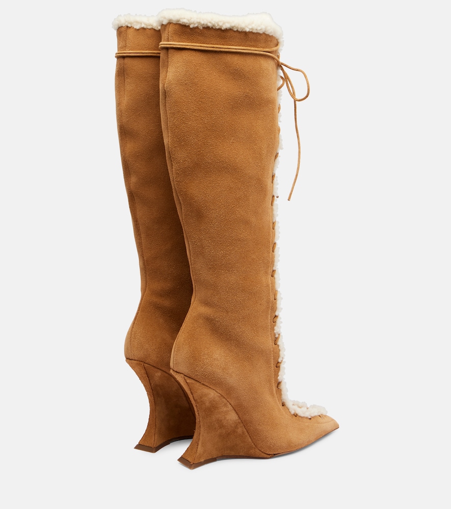  Paris Texas Paris Texas Nina 105 Suede Knee-high Boots 