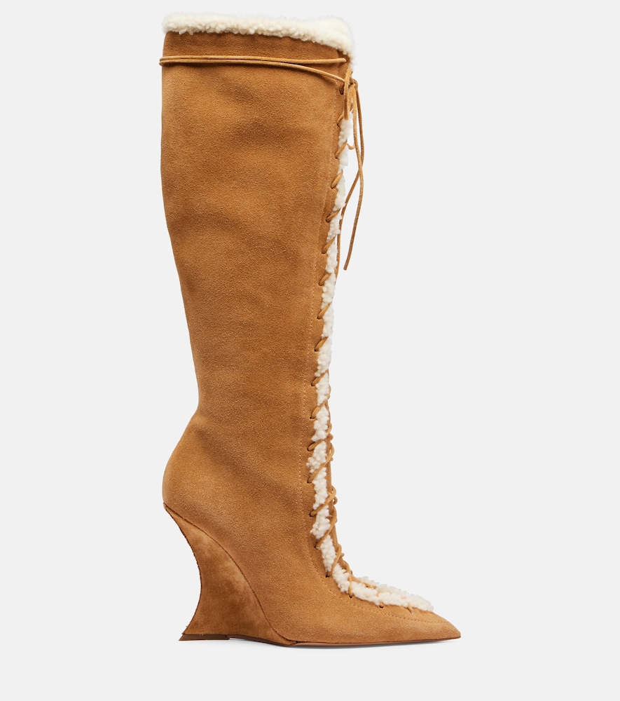  Paris Texas Paris Texas Nina 105 Suede Knee-high Boots 