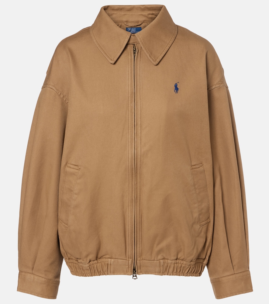 Polo Ralph Lauren Donna Bomber In Cotone Marrone It Taglia 44- Mytheresa