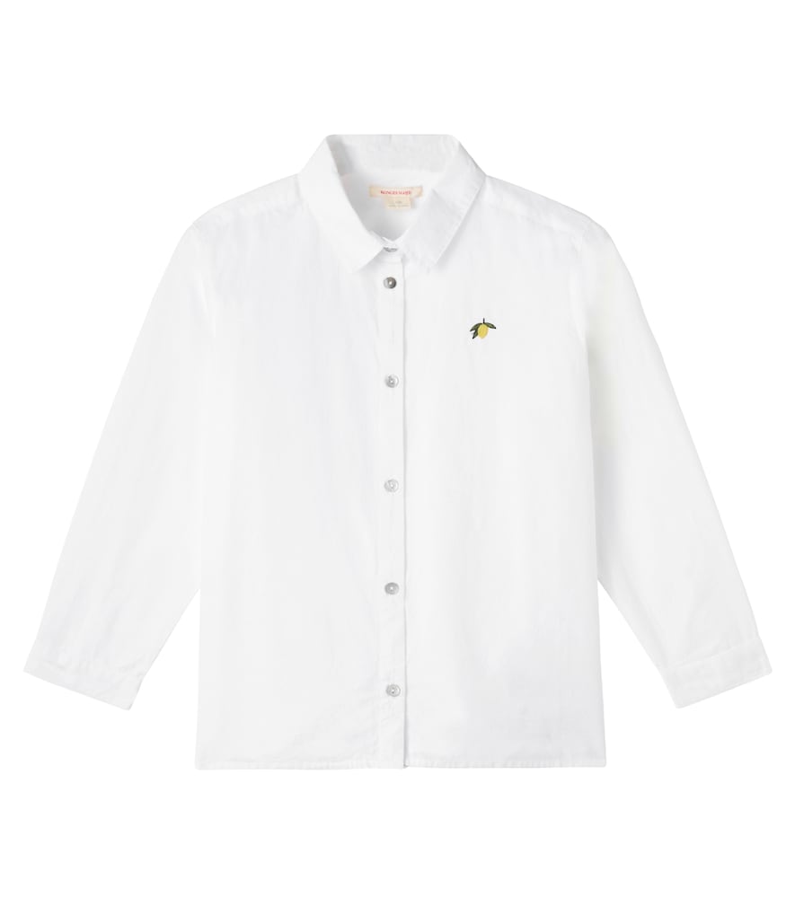 Konges Slojd White Ray Cotton Shirt Y 9/10 - Mytheresa