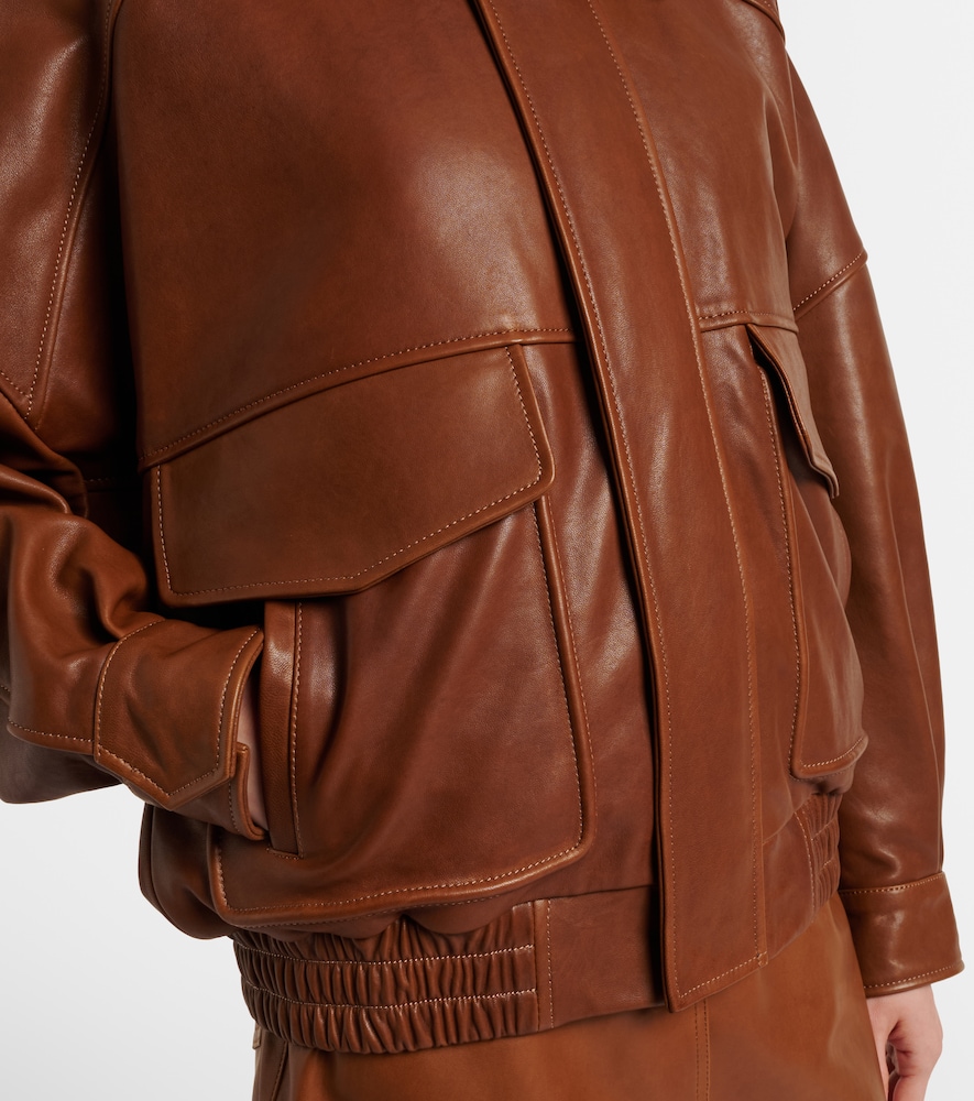  Nour Hammour Nour Hammour Bomberjacke Runa Aus Leder 
