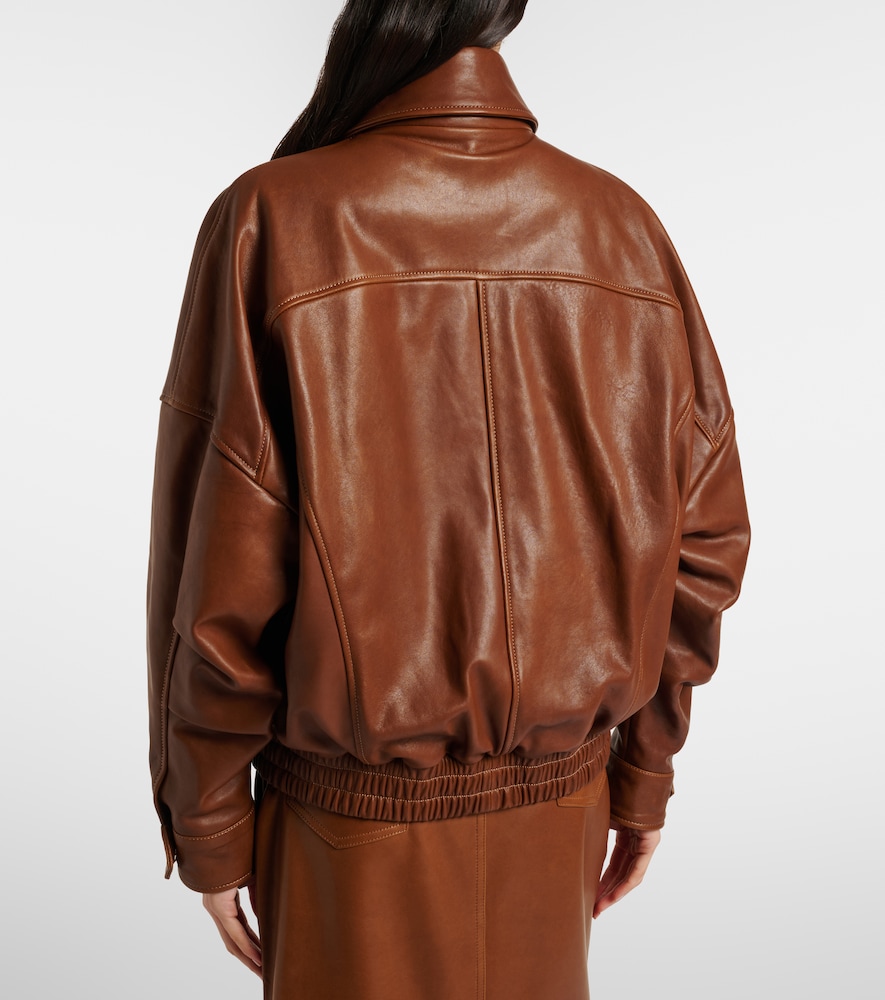  Nour Hammour Nour Hammour Bomberjacke Runa Aus Leder 