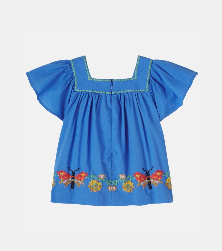  Molo Molo Rosalyn Embroidered Cotton Top 