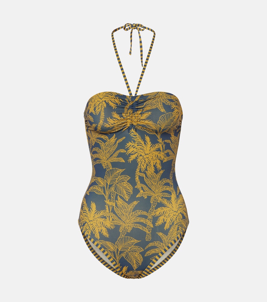 Eres Ailleurs printed halterneck swimsuit
