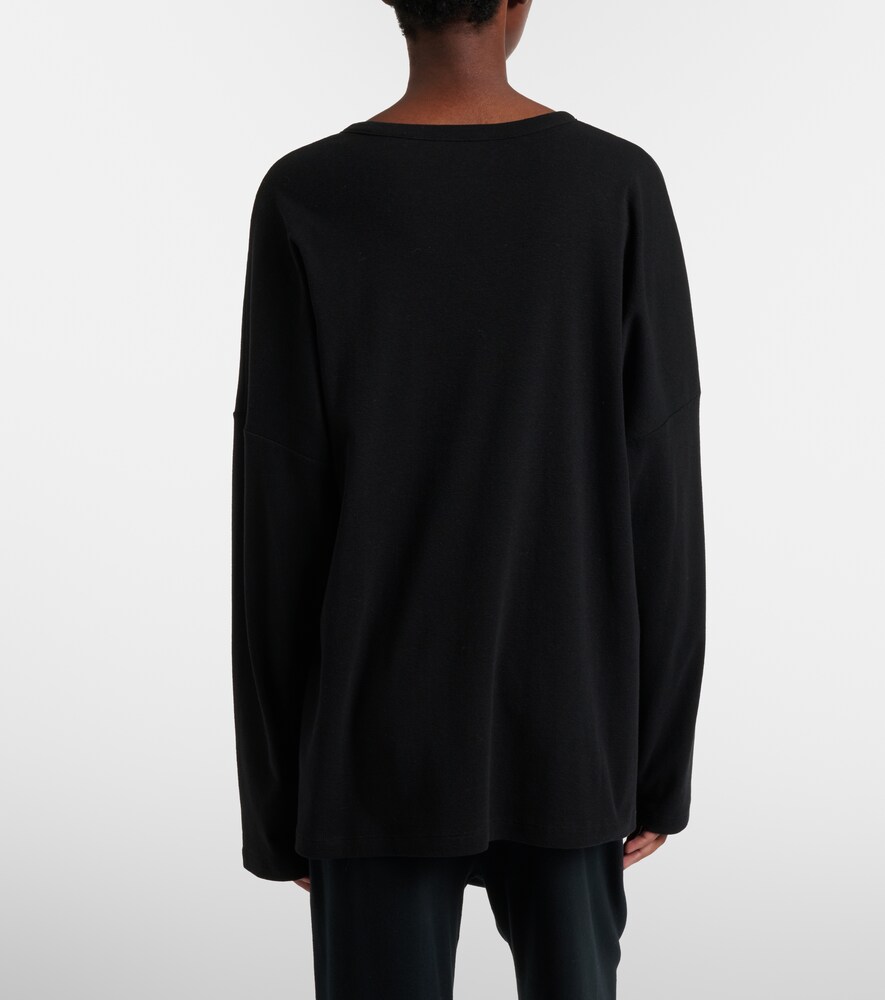  The Row The Row Longsleeve Floris Aus Baumwoll-jersey 