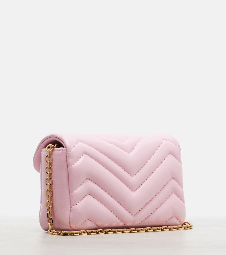  Gucci Gucci Gg Marmont Mini Leather Crossbody Bag 