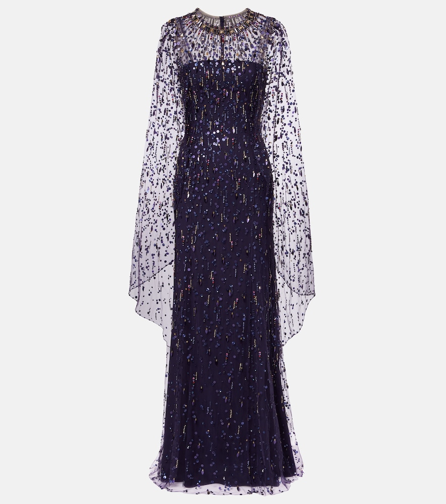 Jenny Packham Hestia embellished gown | Thumbnail 8