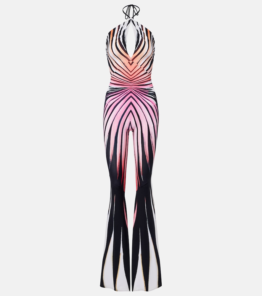 Roberto Cavalli Printed halterneck jumpsuit