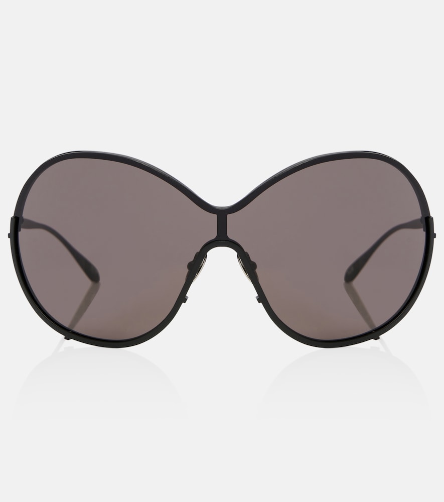 Alaia Alaïa Lettering Logo oversized sunglasses