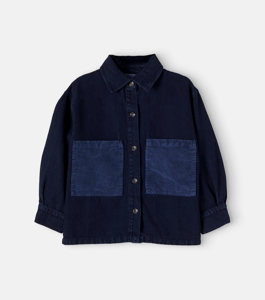 Jeansjacke mit Cord