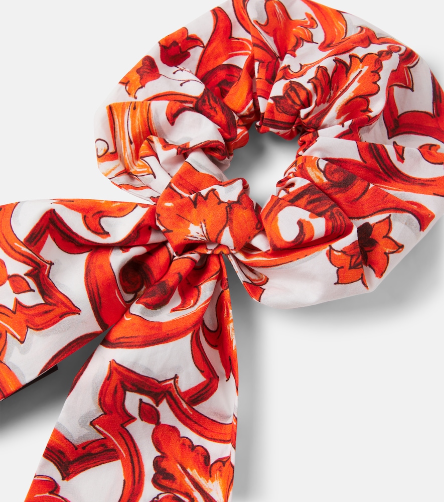  Dolce&gabbana Kids Dolce&gabbana Kids Bedruckter Scrunchie Aus Baumwolle 