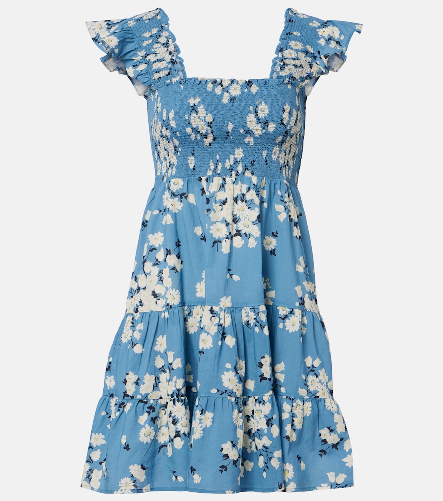 Rixo Sidney floral cotton minidress