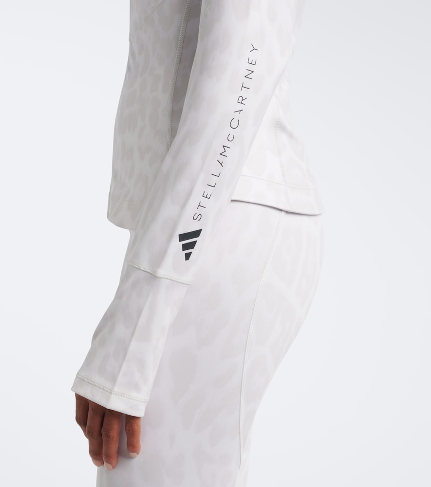 By Stella Mccartney Logo Leopard-Print Jacket