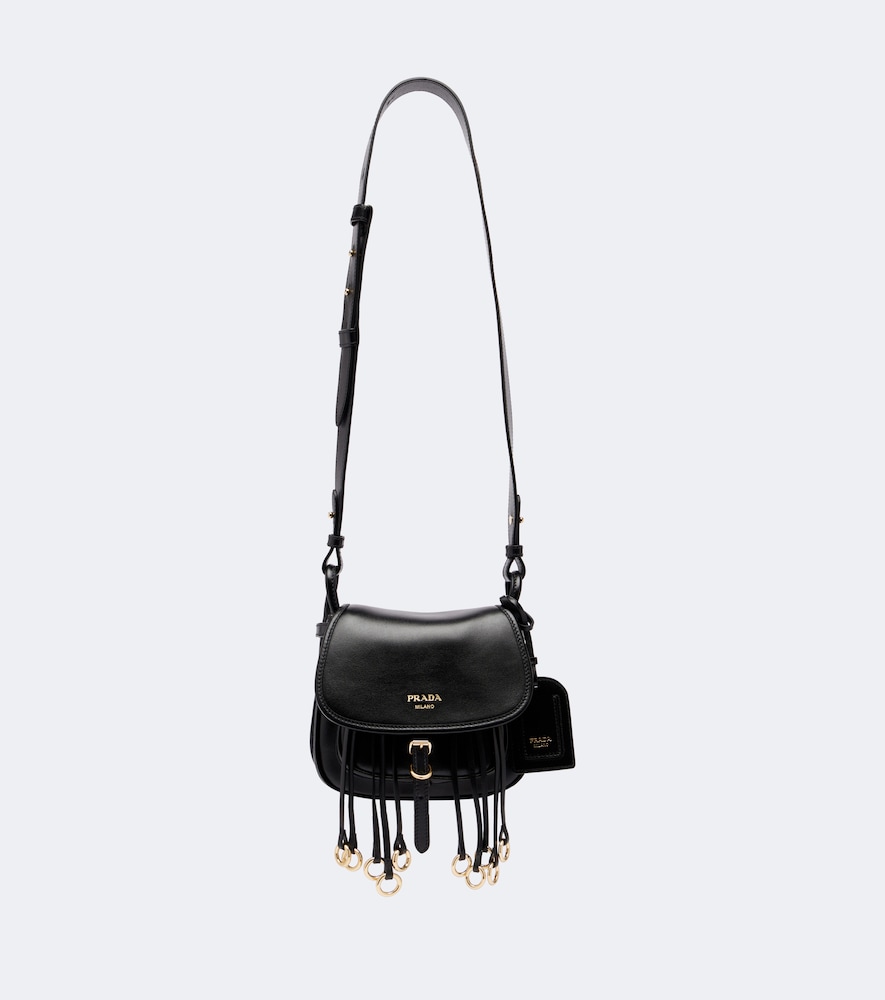 Schultertasche Mini aus Leder