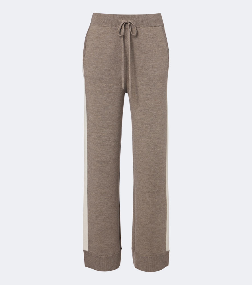 Pantaloni sportivi Nymira in misto lana