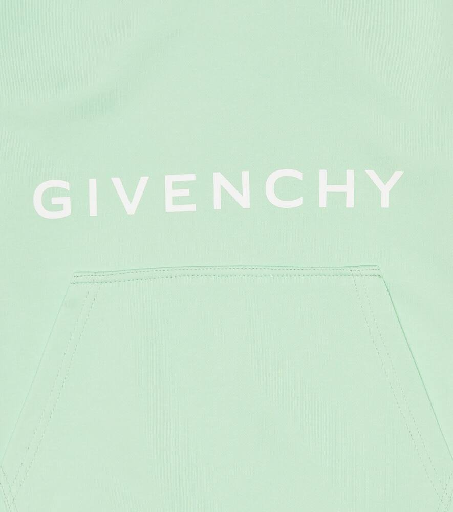 Givenchy Green Cotton Hoodie In Green