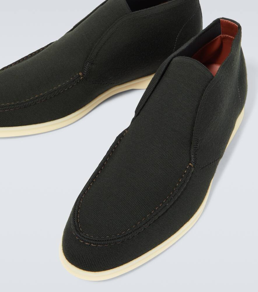 LORO PIANA OPEN WALK针织及踝靴