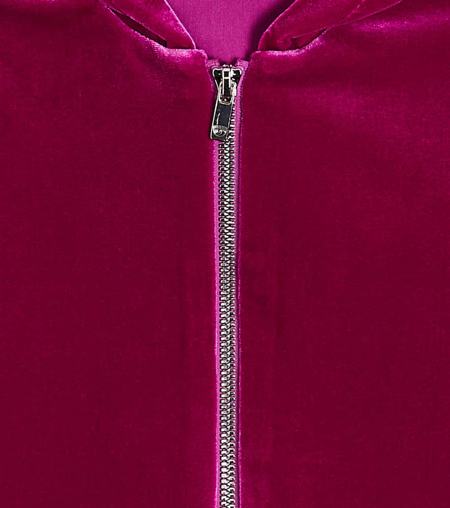 Monnalisa X Chiara Ferragni Eyestar Chenille Hoodie In Purple