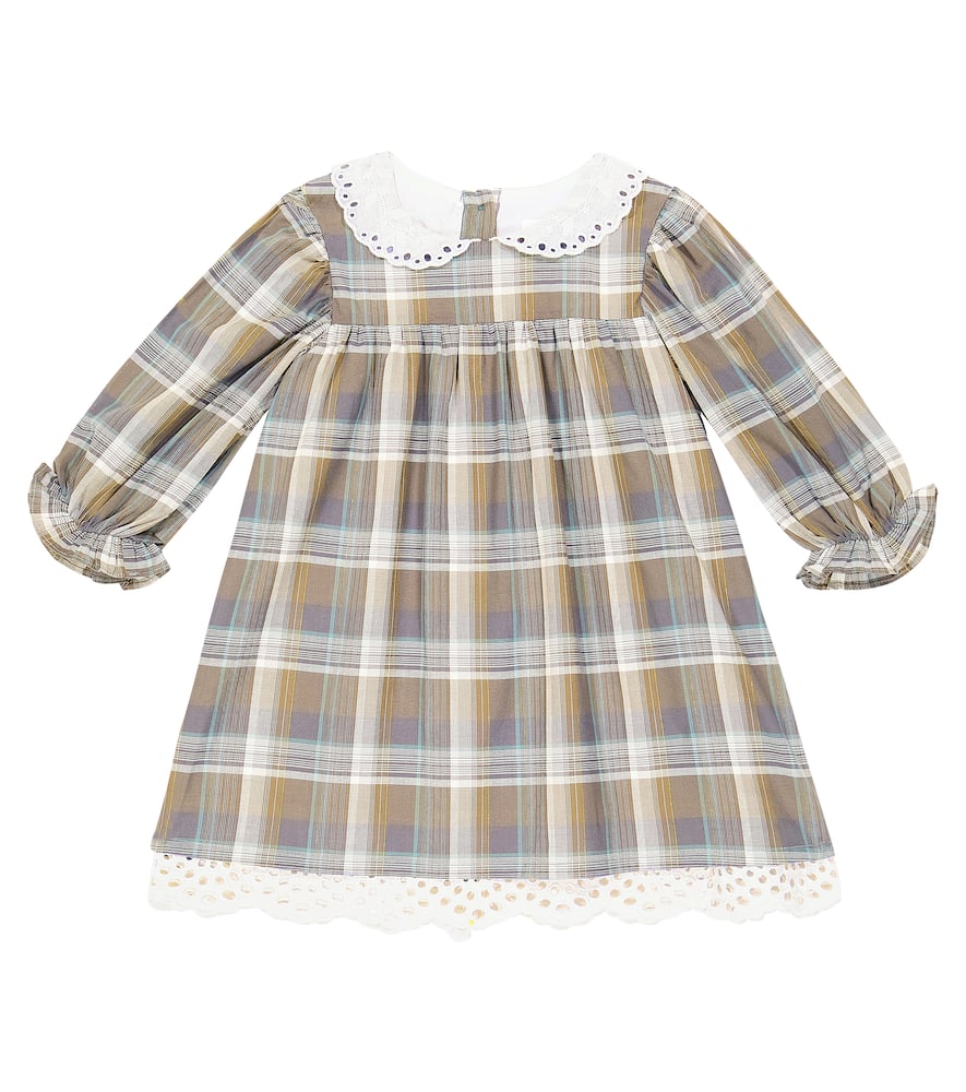 C'era Una Volta Frankie checked cotton dress