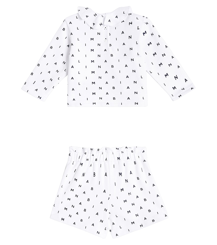  Balmain Kids Balmain Kids Baby Set Aus Sweatshirt Und Shorts 
