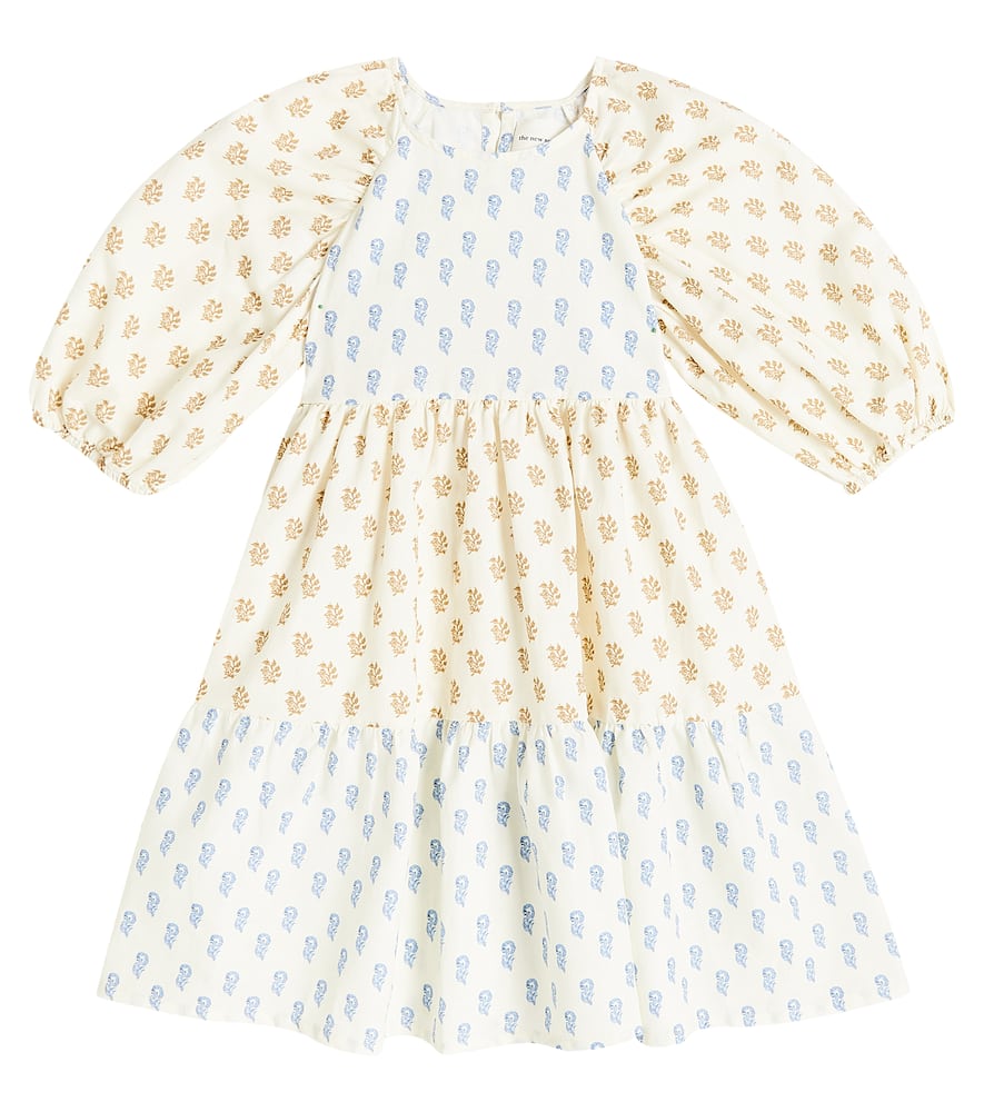 Shop The New Society Miracle Linen And Cotton Dress In Miracle Print