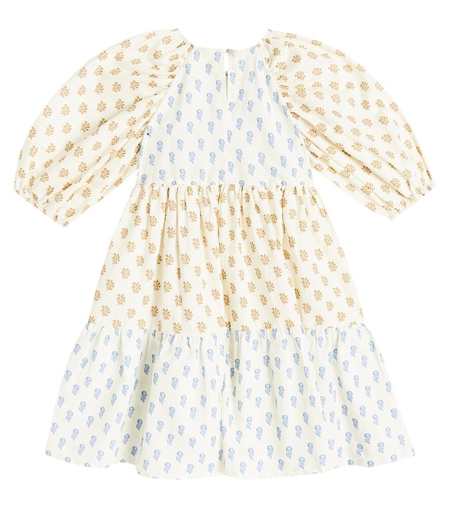 The New Society Miracle Linen And Cotton Dress In Miracle Print