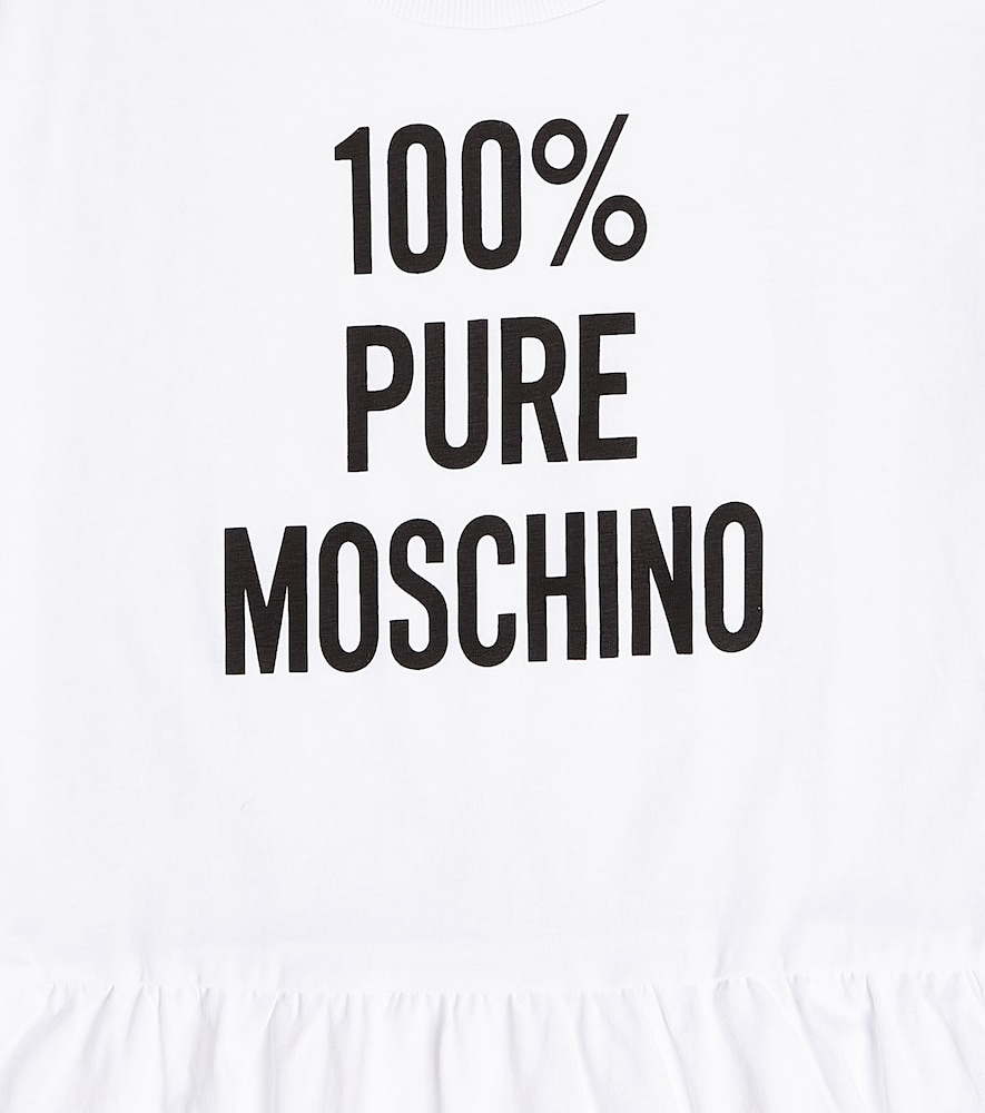  Moschino Kids Moschino Kids Kleid Aus Baumwoll-jersey 