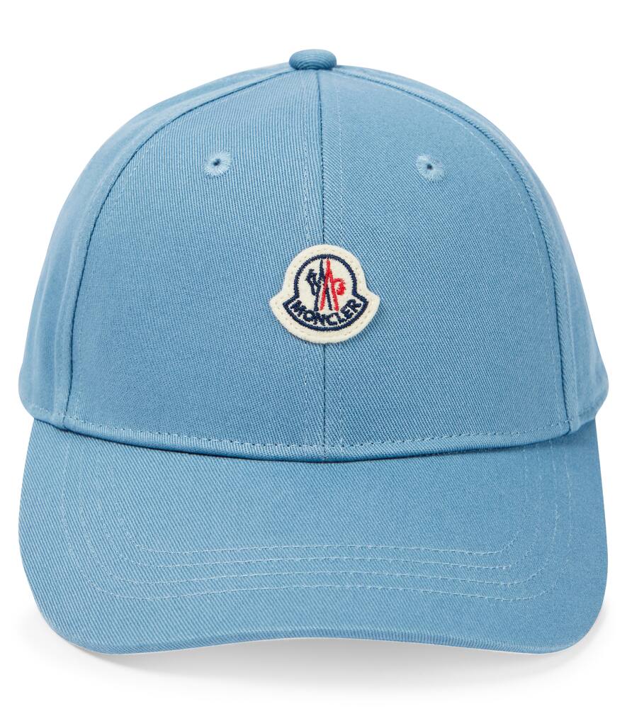 Moncler Enfant Logo cotton canvas baseball cap
