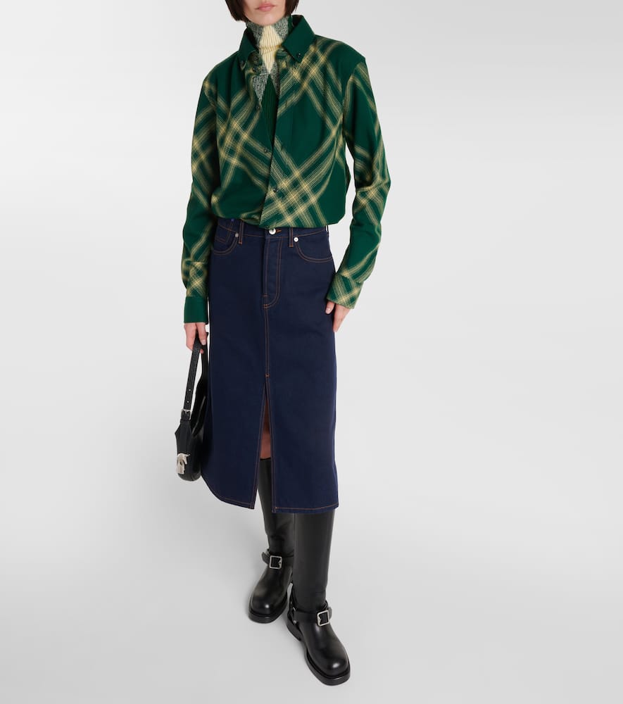 Burberry Tartan Shirt In Primrose Ip Check