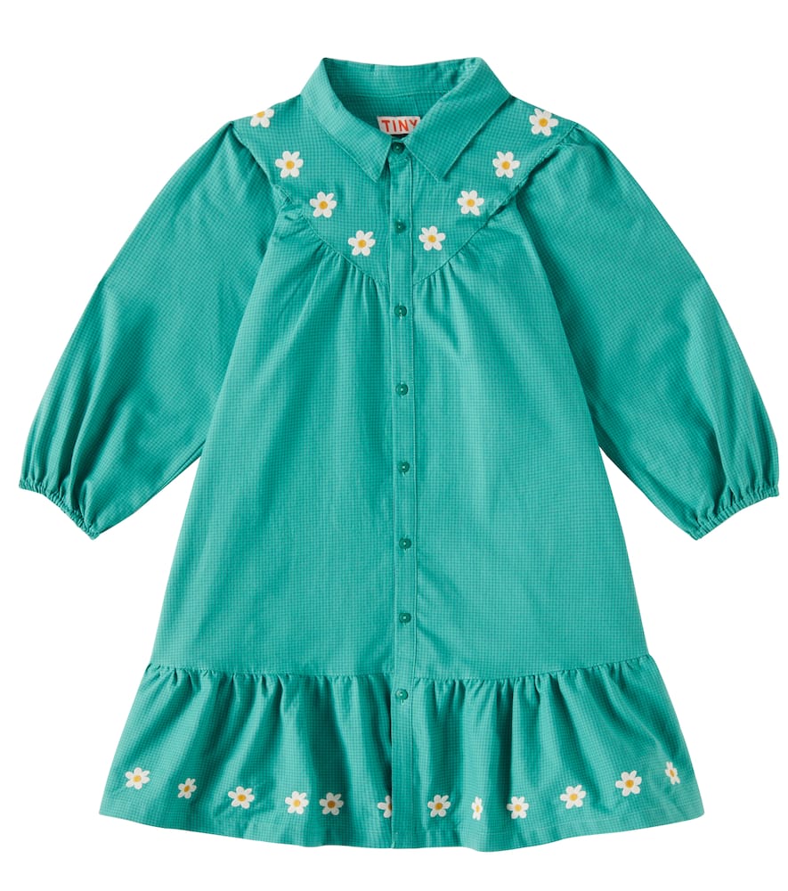 DAISIES格纹棉质连衣裙