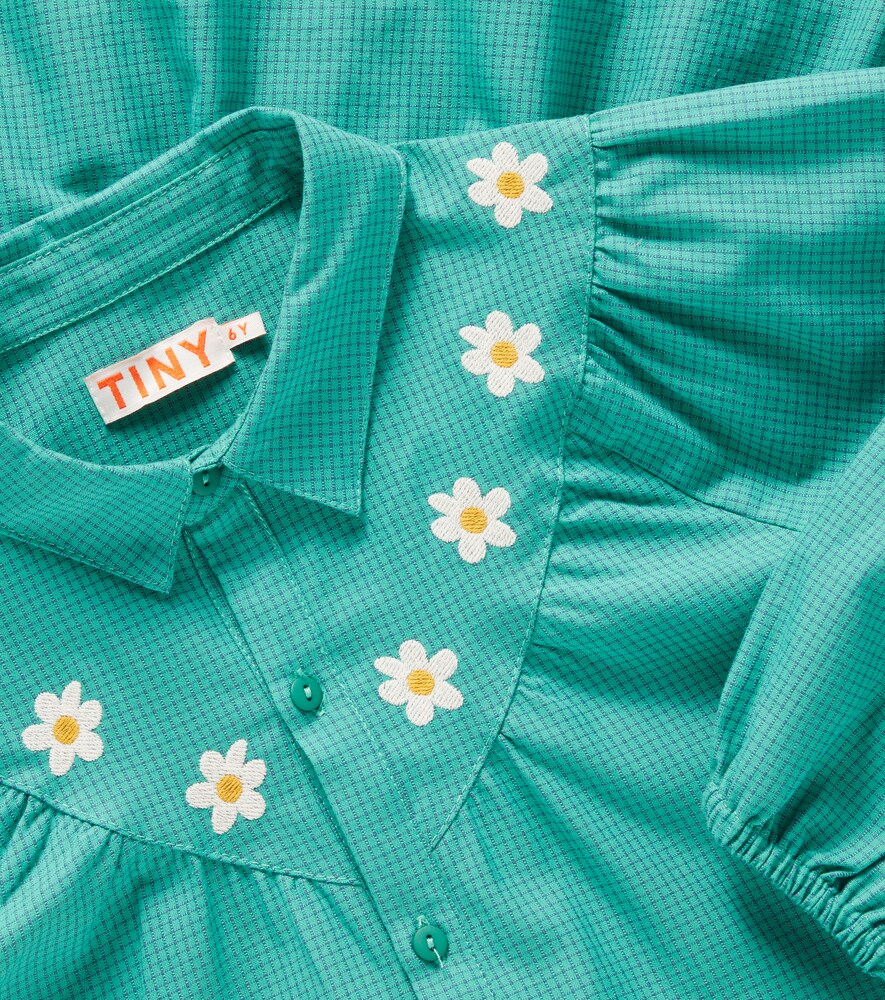  Tinycottons Tinycottons Kariertes Kleid Daisies Aus Baumwolle 