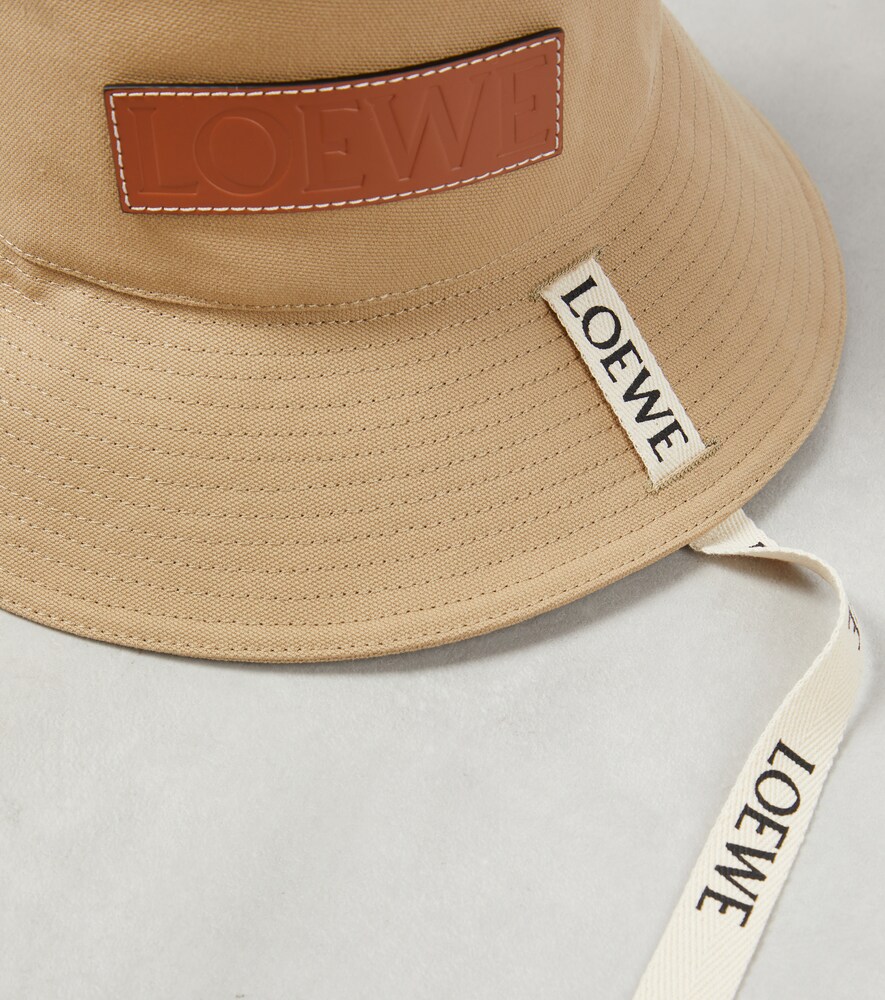  Loewe Loewe Logo Canvas Bucket Hat 